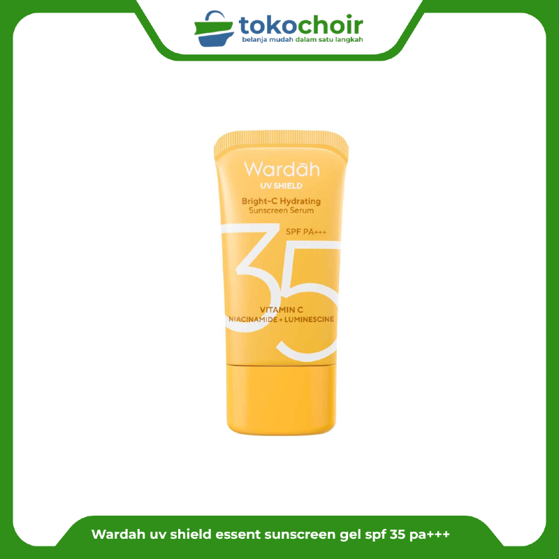 Wardah uv shield essent sunscreen gel spf 35 pa+++ 40ml