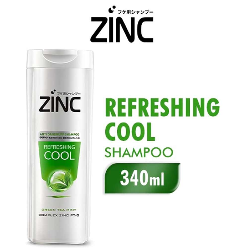 Zinc shampoo anti ketombe refreshing cool 340ml