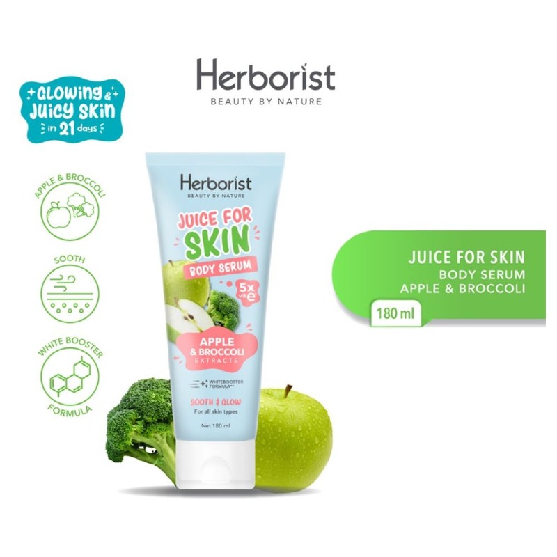 Herborist body serum sooth & glow apple & broccoli 180ml