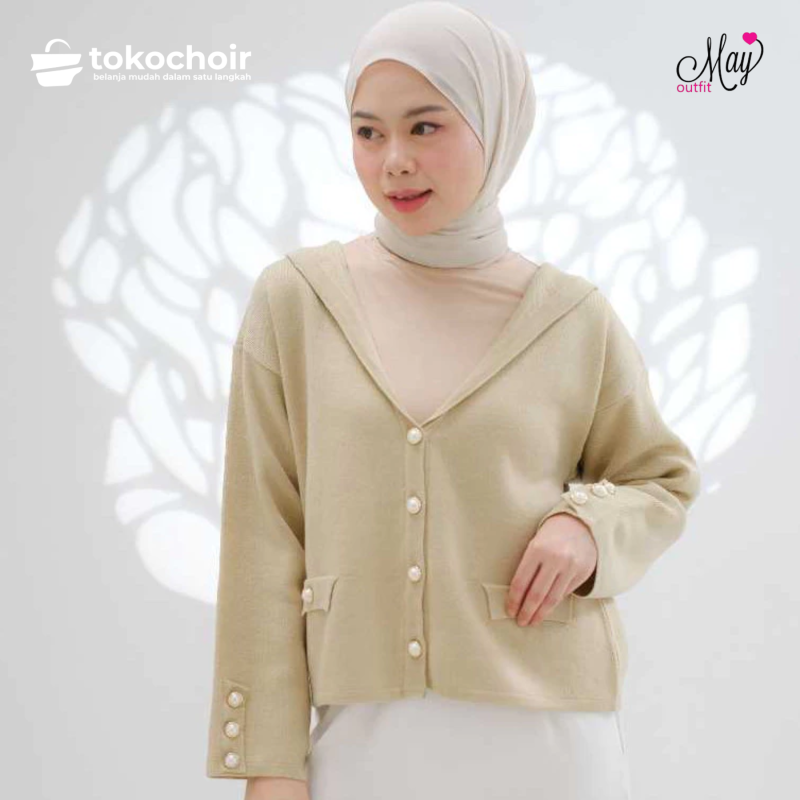 Mayoutfit Cyarella Outer | Cardigan Knit Korean Style