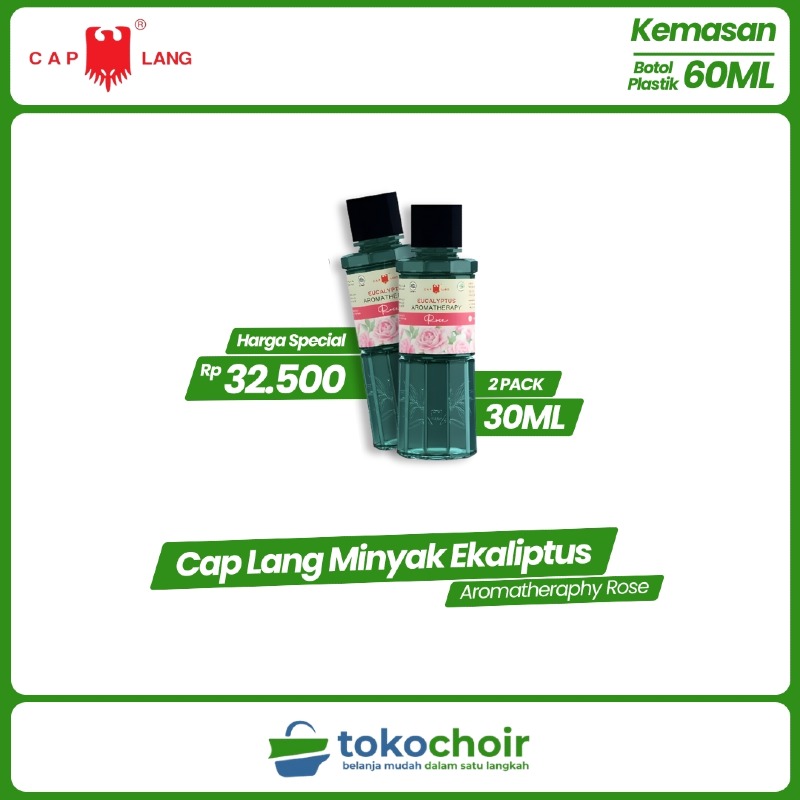 Minyak Ekaliptus Aromatheraphy Rose (2 x 30ml)