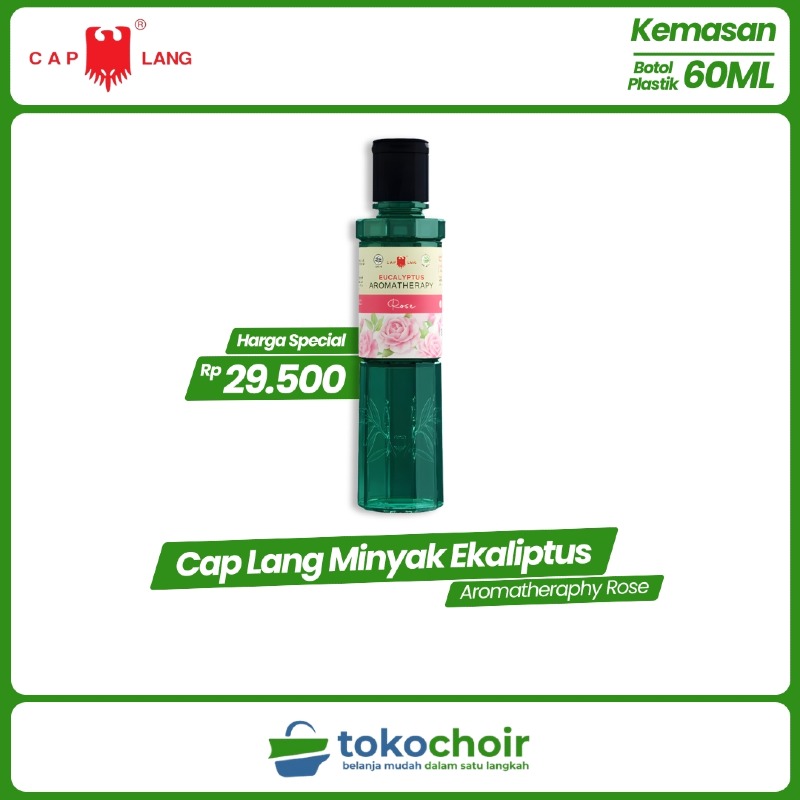 Minyak Ekaliptus Aromatheraphy Rose 60ml