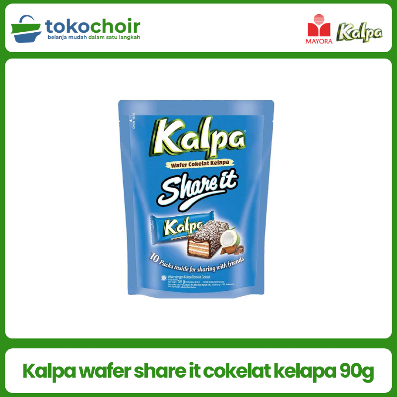 Kalpa wafer share it cokelat kelapa 90g