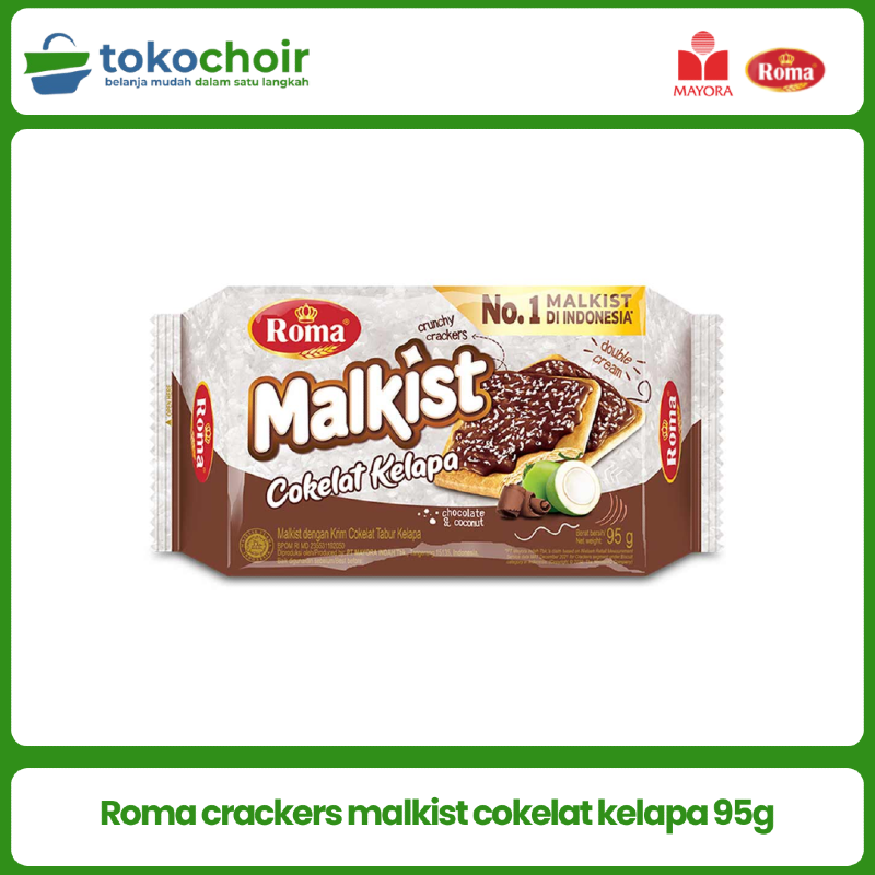 Roma malkist cokelat kelapa 