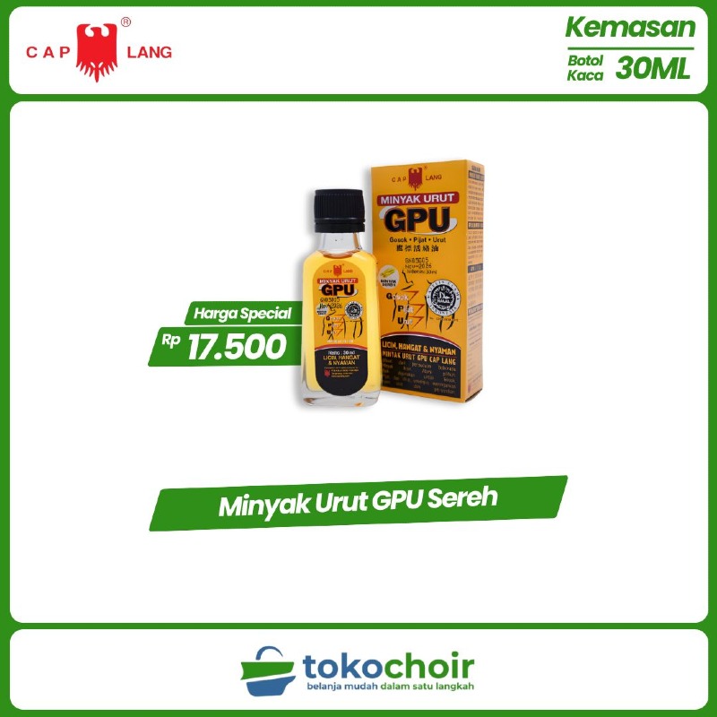 Minyak Urut Gpu Sereh 30ML