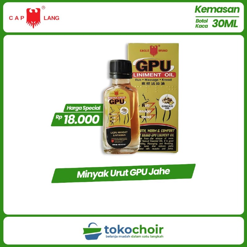 Minyak Urut Gpu Jahe 30ML