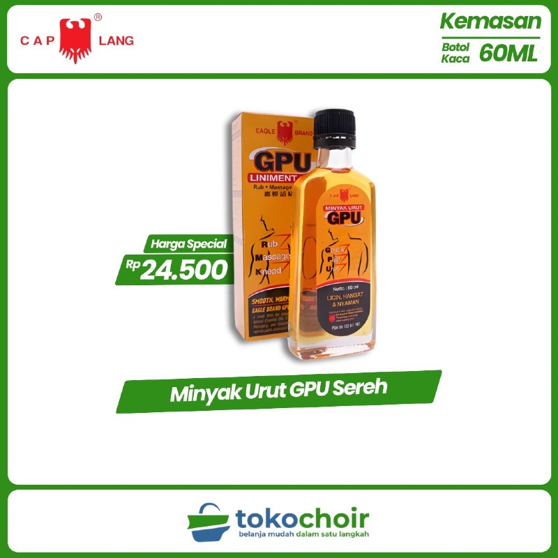 Minyak Urut Gpu Sereh 60ML