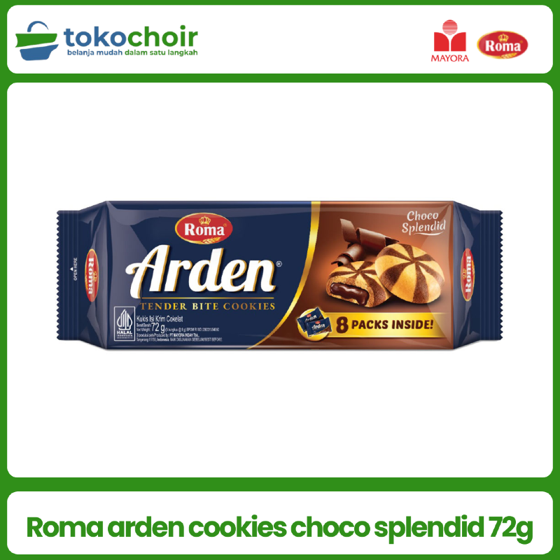 Roma arden cookies choco splendid 72g