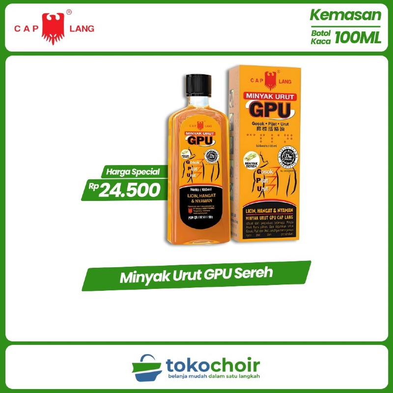 Minyak Urut Gpu Sereh 100ML