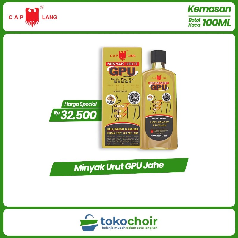 Minyak Urut Gpu Jahe 100ML