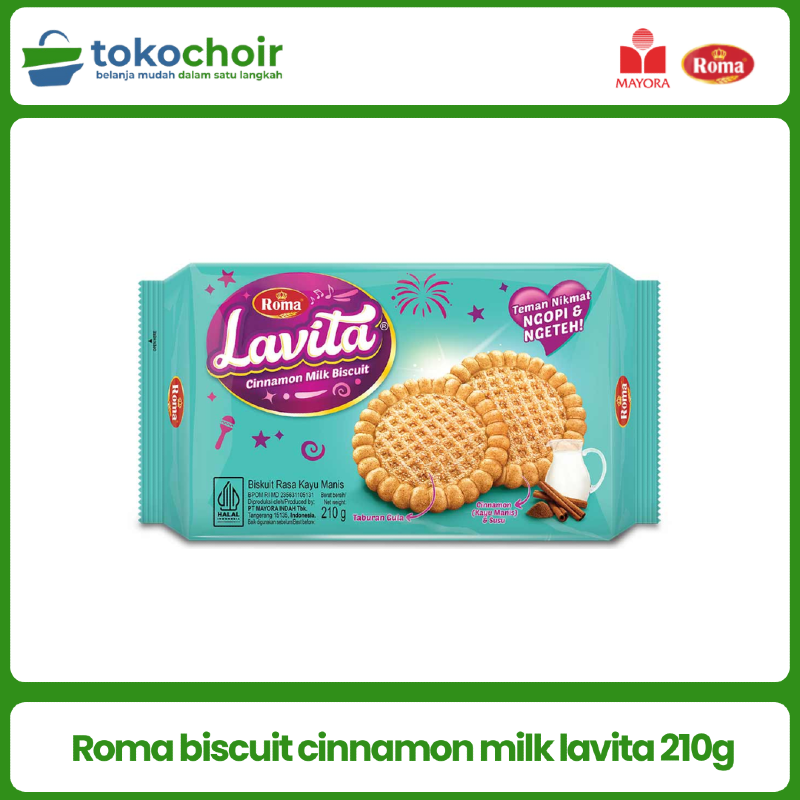 Roma biscuit cinnamon milk lavita 210g