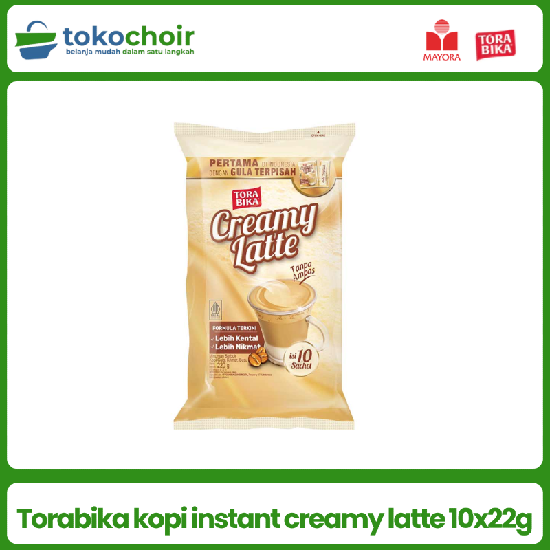 Torabika kopi instant creamy latte - Isi 10pcs