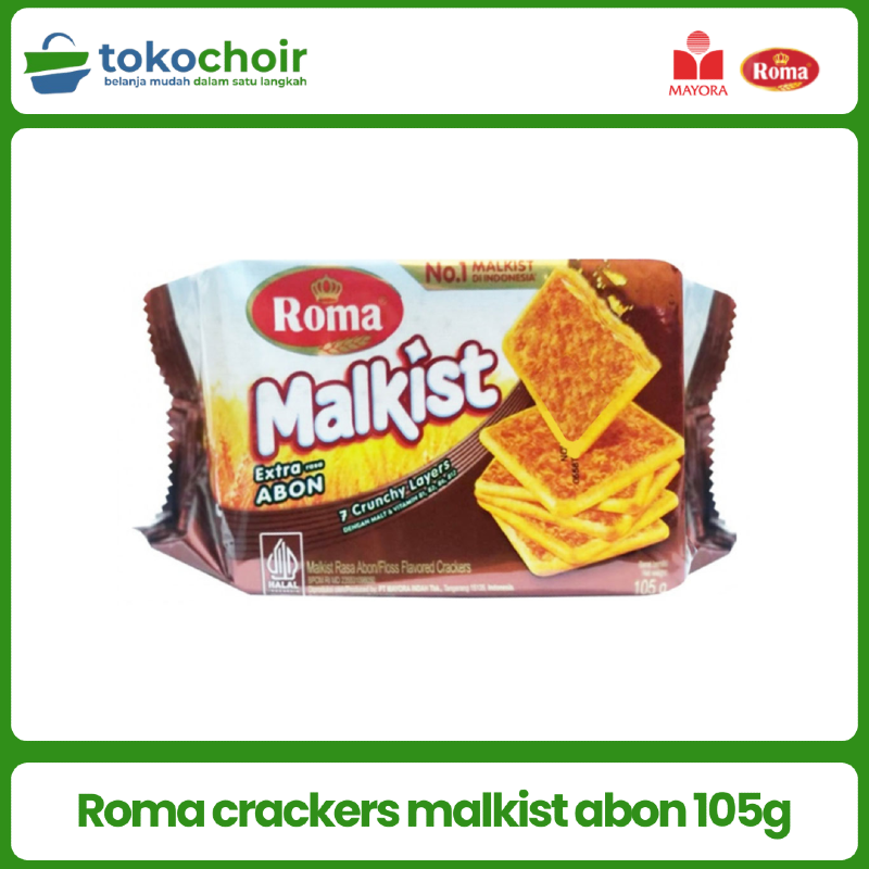 Roma crackers malkist abon