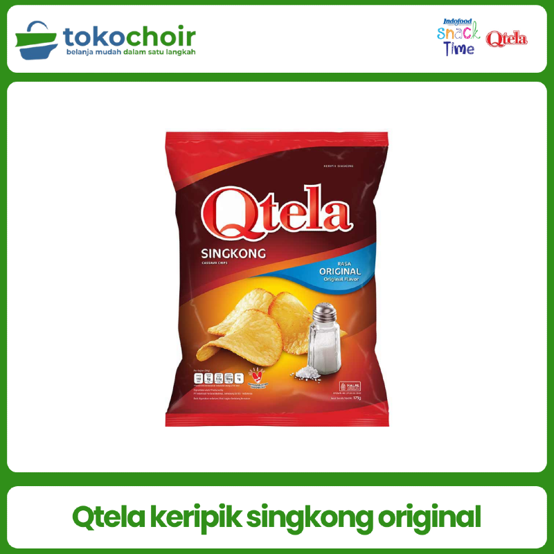 Qtela keripik singkong original