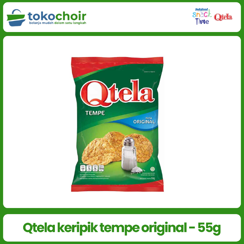 Qtela keripik tempe original - 55g
