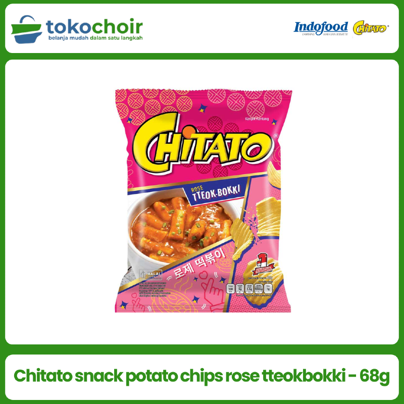 Chitato snack potato chips rose tteokbokki