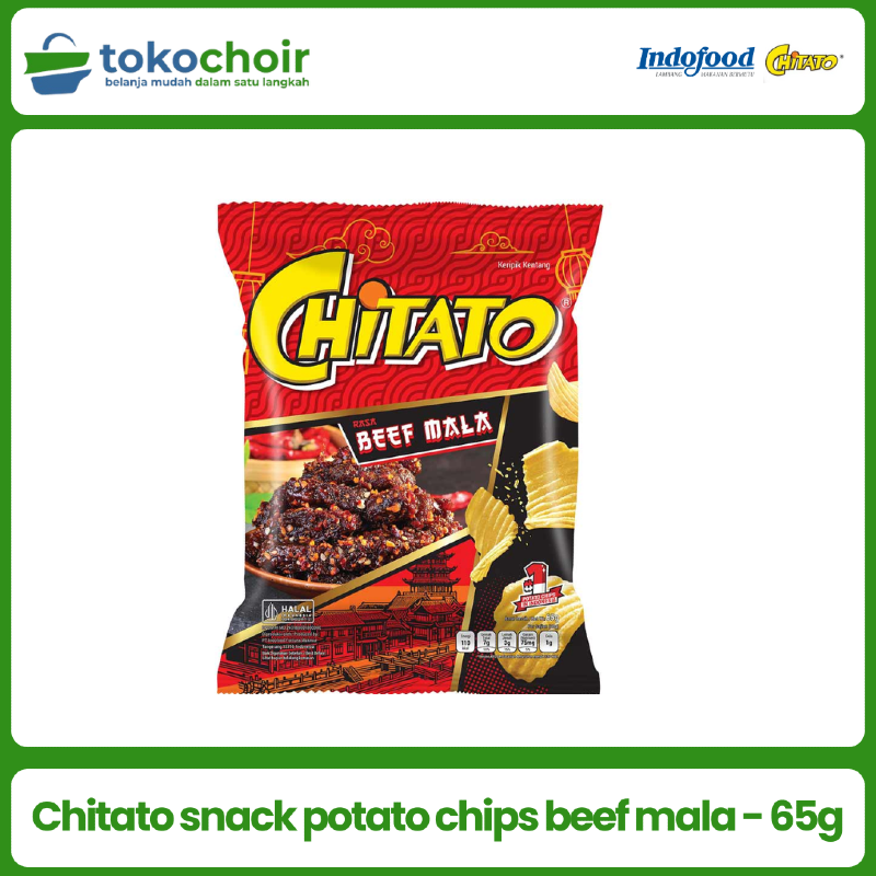 Chitato snack potato chips beef mala