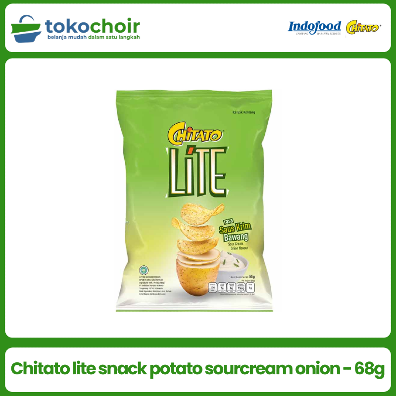 Chitato lite snack potato sourcream onion