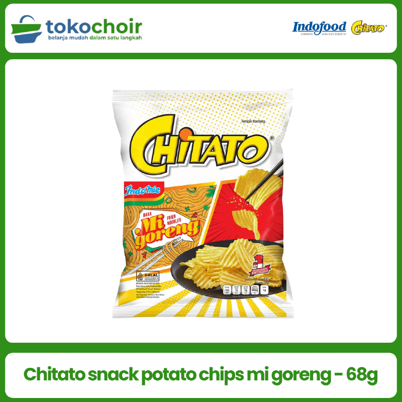 Chitato snack potato chips mi goreng