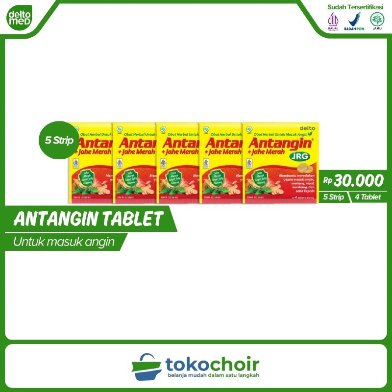 Antangin JRG + Madu (5 Strip x 4 Tablet x 650mg)