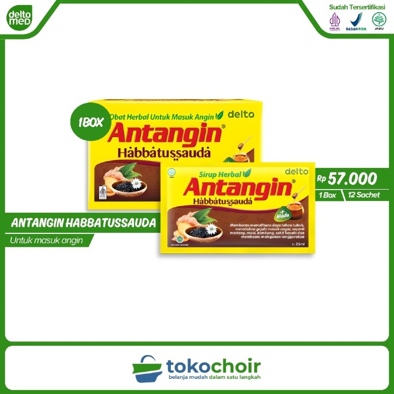 Antangin Habbatussauda (1 Box x 12 Sachet x 15ml)