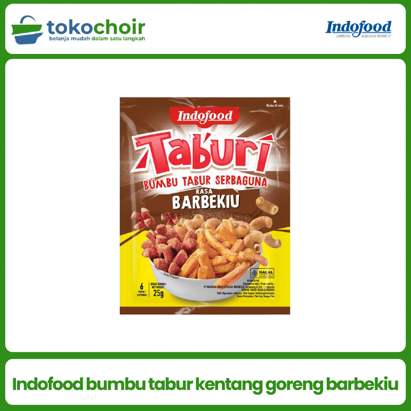 Indofood bumbu tabur kentang goreng barbekiu 25g