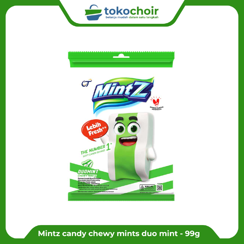 Mintz candy chewy mints duo mint 99g