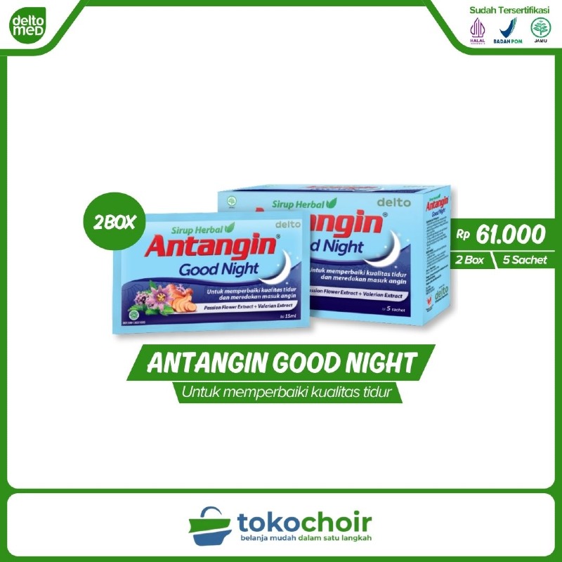 Antangin Goodnight (2 Box x 5 Sachet x 15ml)