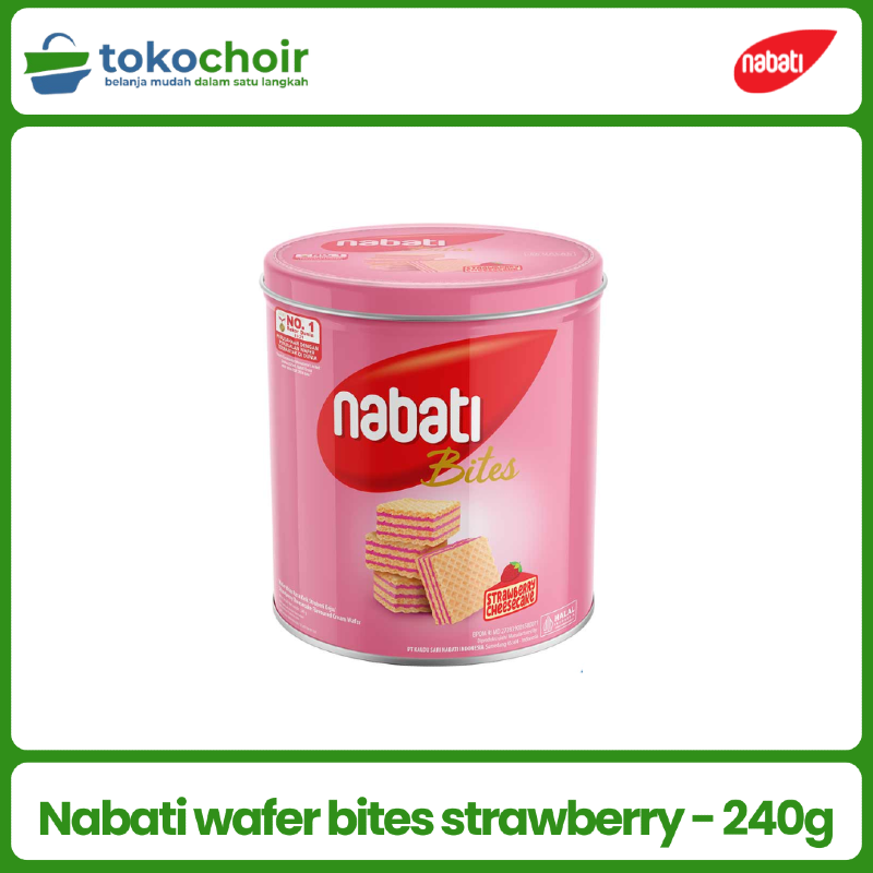 Nabati wafer bites strawberry - 240g