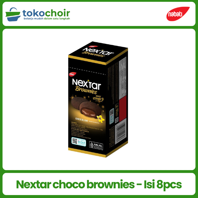 Nextar choco brownies - Isi 8pcs