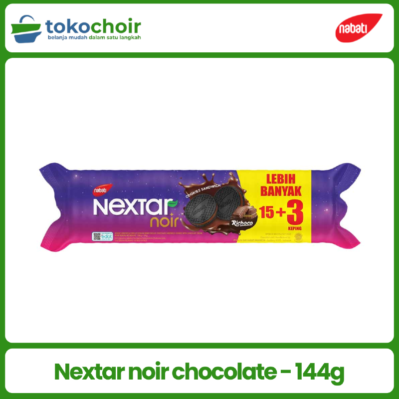 Nextar noir chocolate - 144g