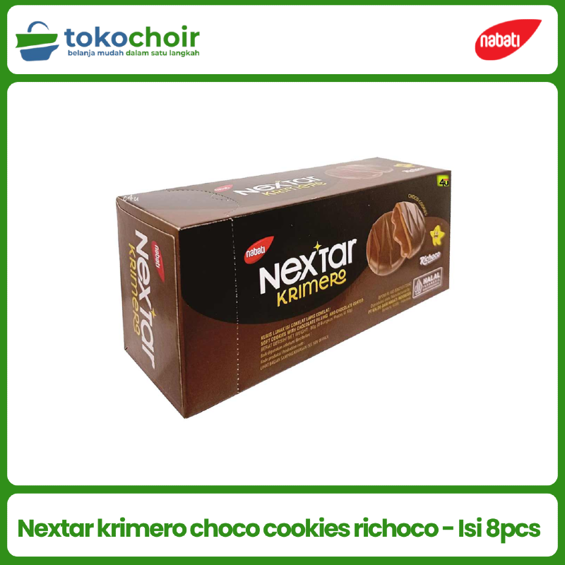 Nextar krimero choco cookies richoco - Isi 8pcs
