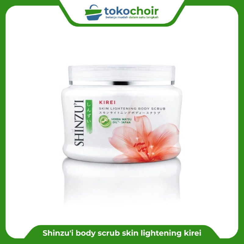 Shinzu'i body scrub skin lightening kirei 