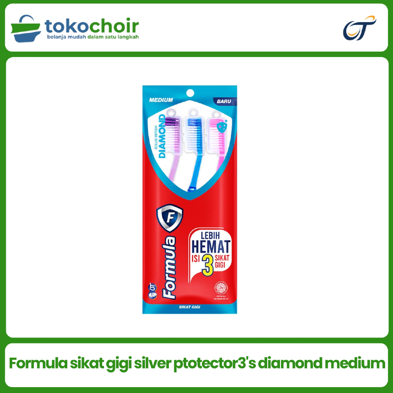 Formula sikat gigi silver ptotector3's diamond medium