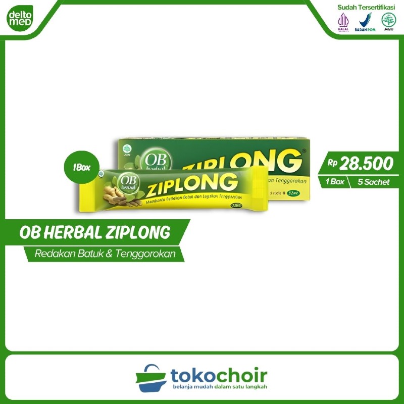 OB Herbal Ziplong (1 Box x 5 Sachet x 12ml)