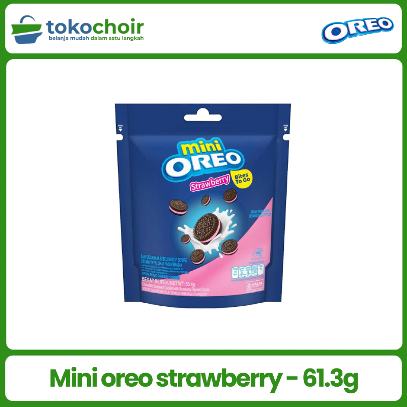 Mini oreo strawberry - 61.3g