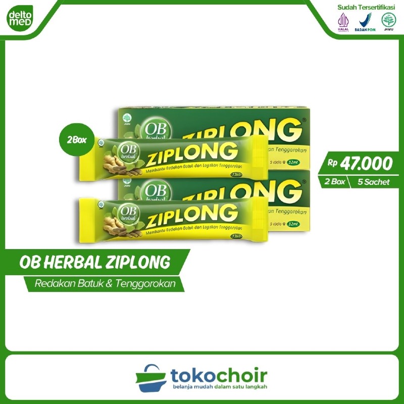 OB Herbal Ziplong (2 Box x 5 Sachet x 12ml)