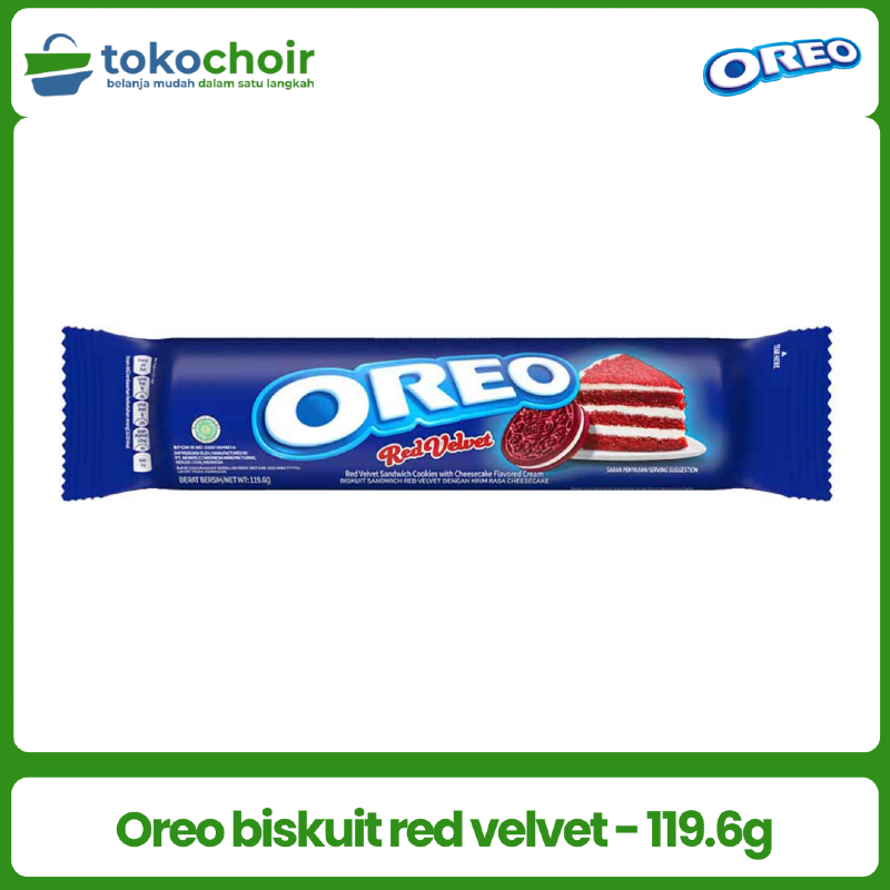 Oreo biskuit red velvet - 119.6g