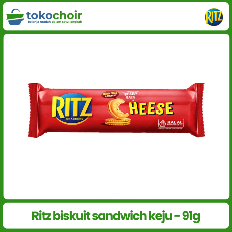 Ritz biskuit sandwich keju - 91g