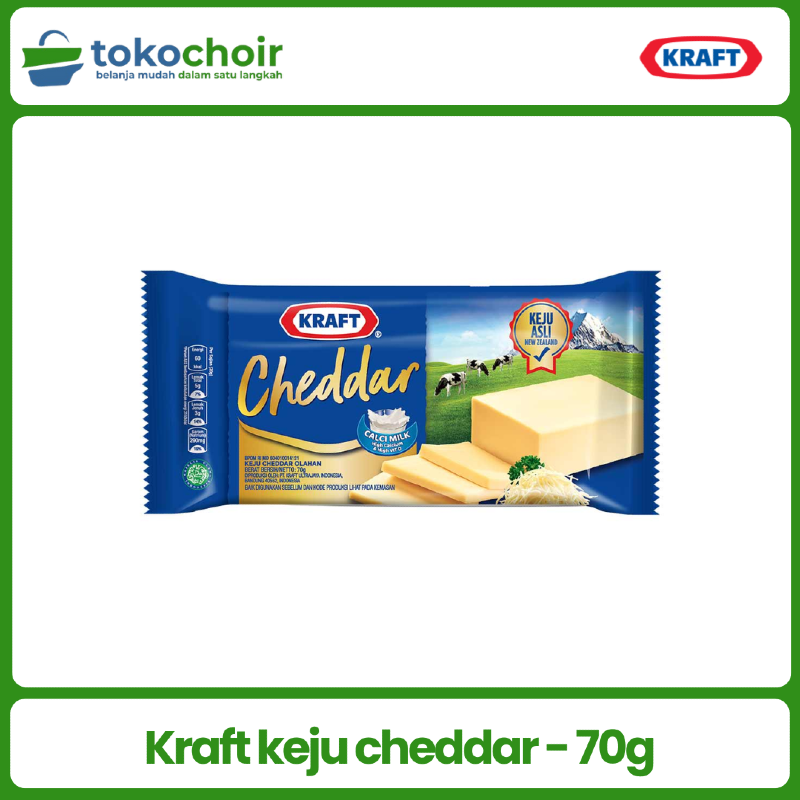 Kraft keju cheddar - 70g
