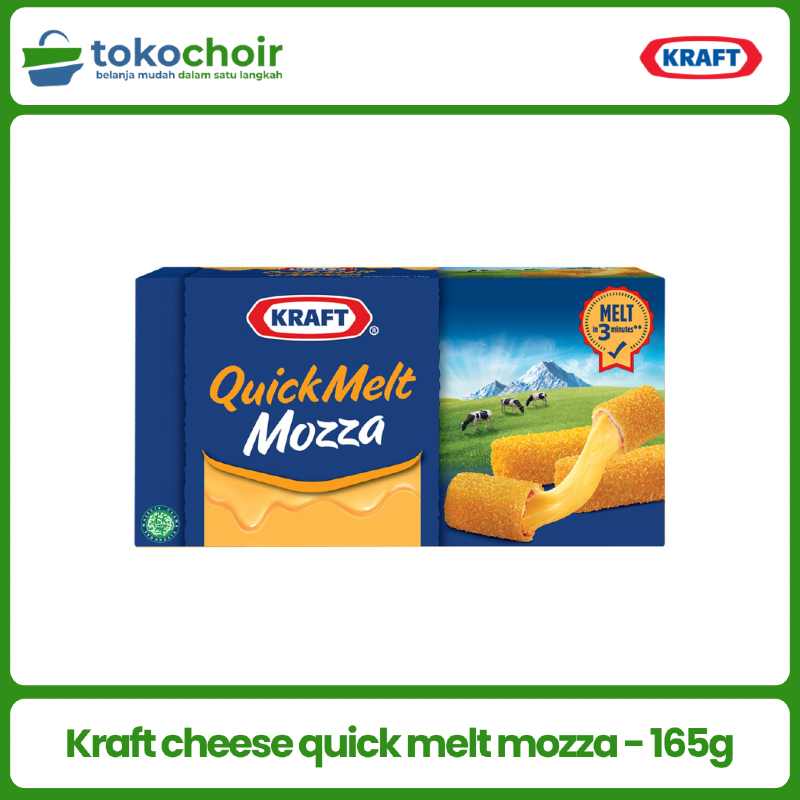Kraft cheese quick melt mozza - 165g
