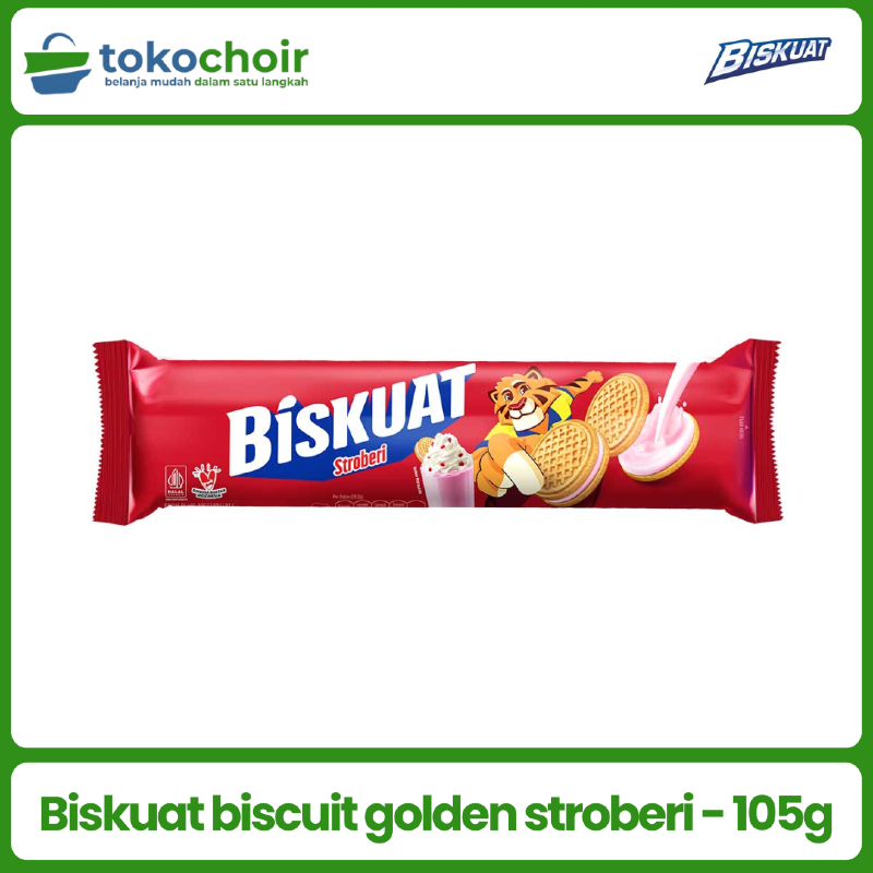 Biskuat biscuit golden stroberi - 105g