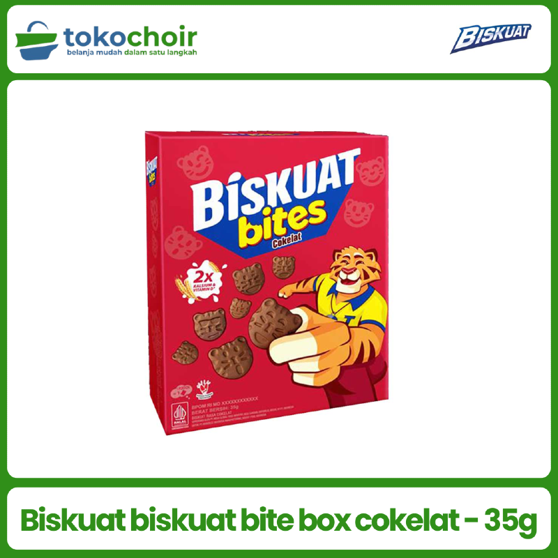 Biskuat biskuat bite box cokelat - 35g