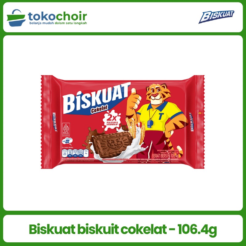 Biskuat biskuit cokelat - 10.4g