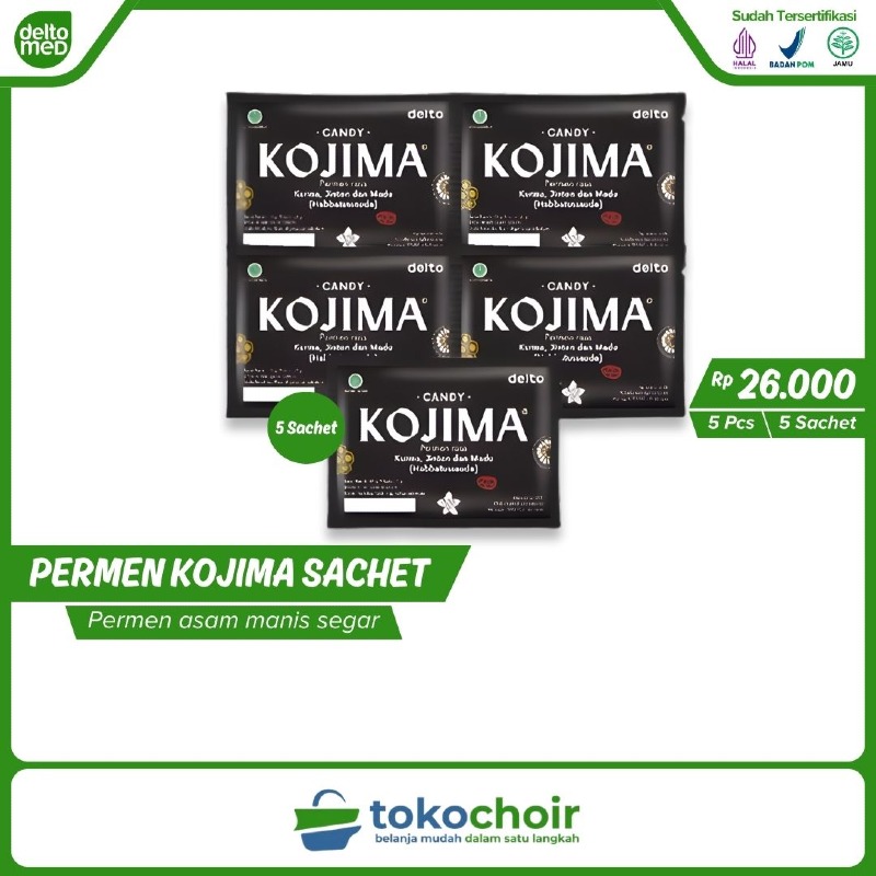 Permen Kojima Sachet 5 Pcs (5 Pcs x 5 Sachet x 10gr)
