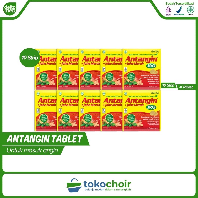 Antangin JRG + Madu (10 Strip x 4 Tablet x 650mg)