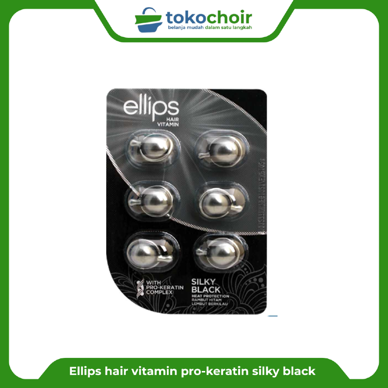 Ellips hair vitamin pro-keratin silky black