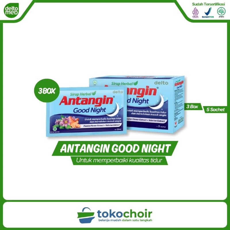Antangin Goodnight (3 Box x 5 Sachet x 15ml)