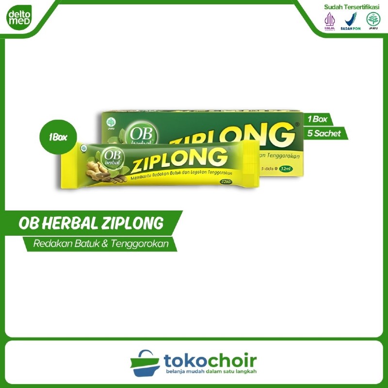 OB Herbal Ziplong (1 Box x 5 Sachet x 12ml)