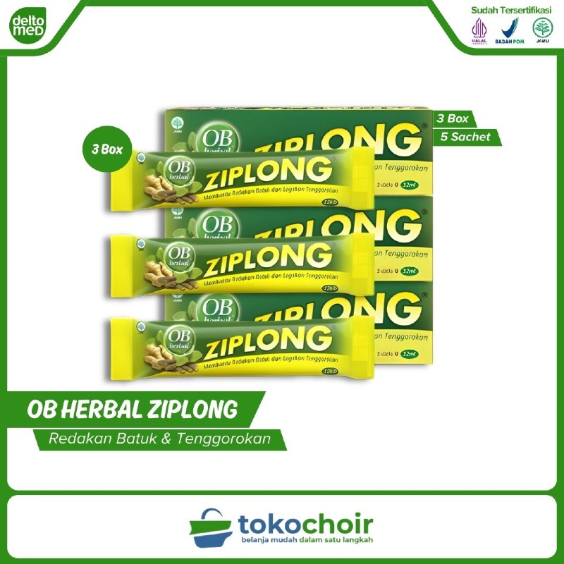 OB Herbal Ziplong (3 Box x 5 Sachet x 12ml)